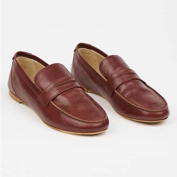 Brand New Jamie Haller Burgundy Penny Loafer (Size 35) - Picture 3 of 5